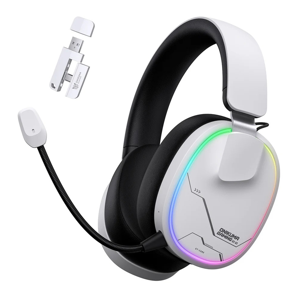 WIRELESS HEADSET (หูฟังไร้สาย) ONIKUMA GT836 - WHITE