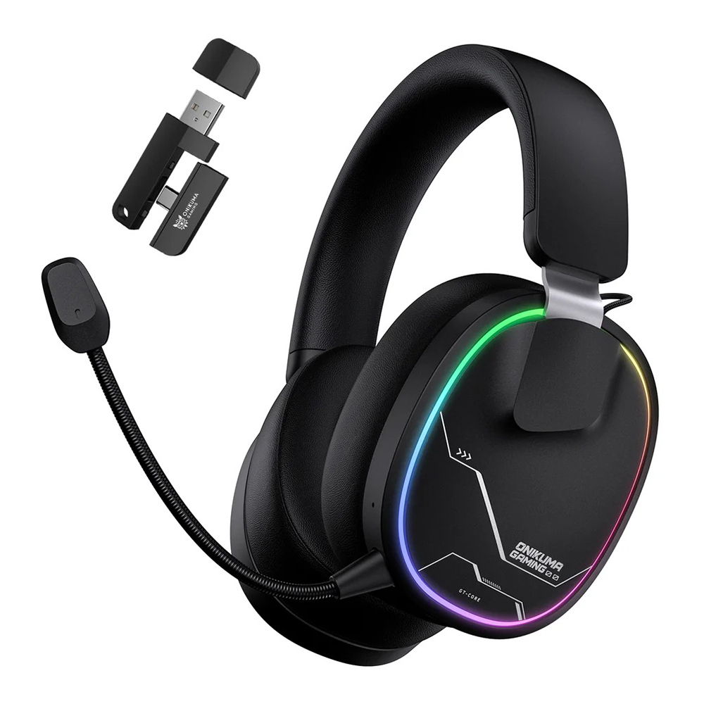 WIRELESS HEADSET (หูฟังไร้สาย) ONIKUMA GT836 - BLACK