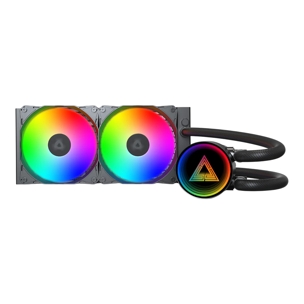 CPU LIQUID COOLER (ระบบระบายความร้อนด้วยน้ำ) MONTECH LIGHTFLOW ARGB 240 - BLACK