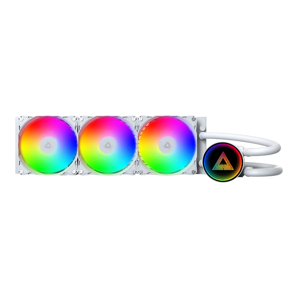 CPU LIQUID COOLER (ระบบระบายความร้อนด้วยน้ำ) MONTECH LIGHTFLOW ARGB 360 - WHITE