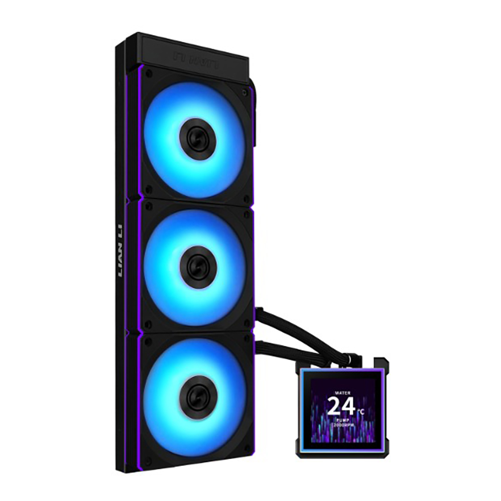 CPU LIQUID COOLER (ระบบระบายความร้อนด้วยน้ำ) LIAN LI HYDROSHIFT II LCD-S 360CL - BLACK