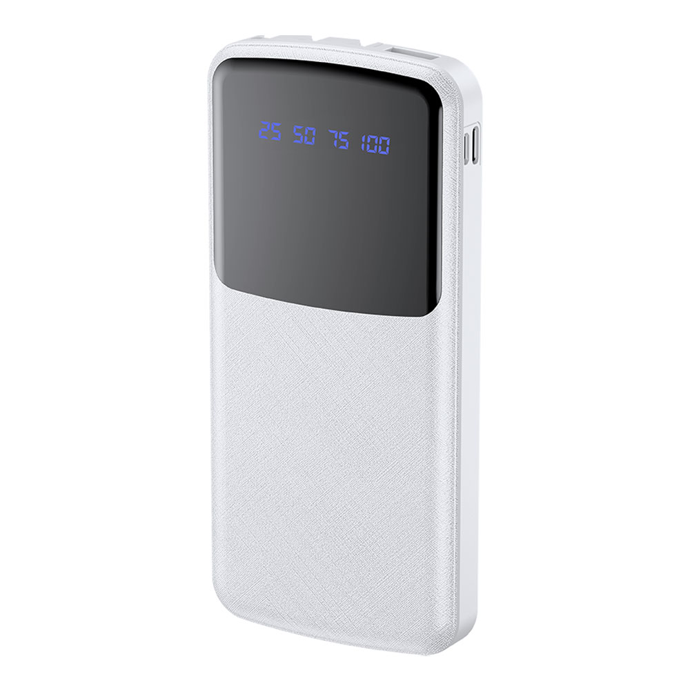 POWER BANK (พาวเวอร์แบงค์) D-POWER GC58 Q.MAX - 10000 mAh WHITE