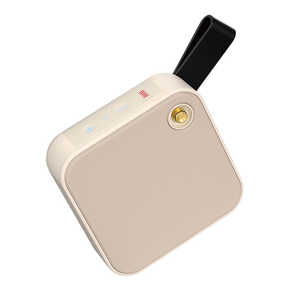 BLUETOOTH SPEAKER (ลำโพงบลูทูธ) D-POWER MS-01 - BEIGE