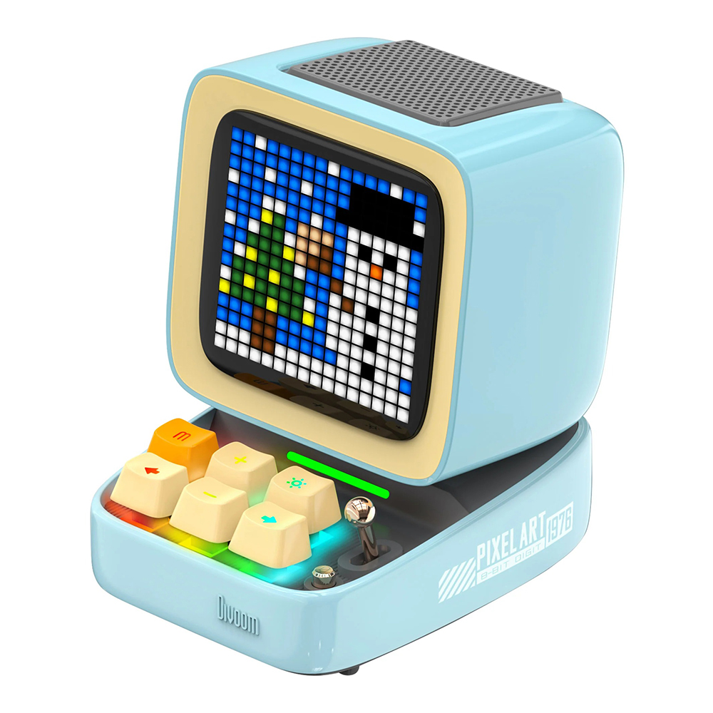 BLUETOOTH SPEAKER (ลำโพงบลูทูธ) DIVOOM DITOO PRO - BLUE
