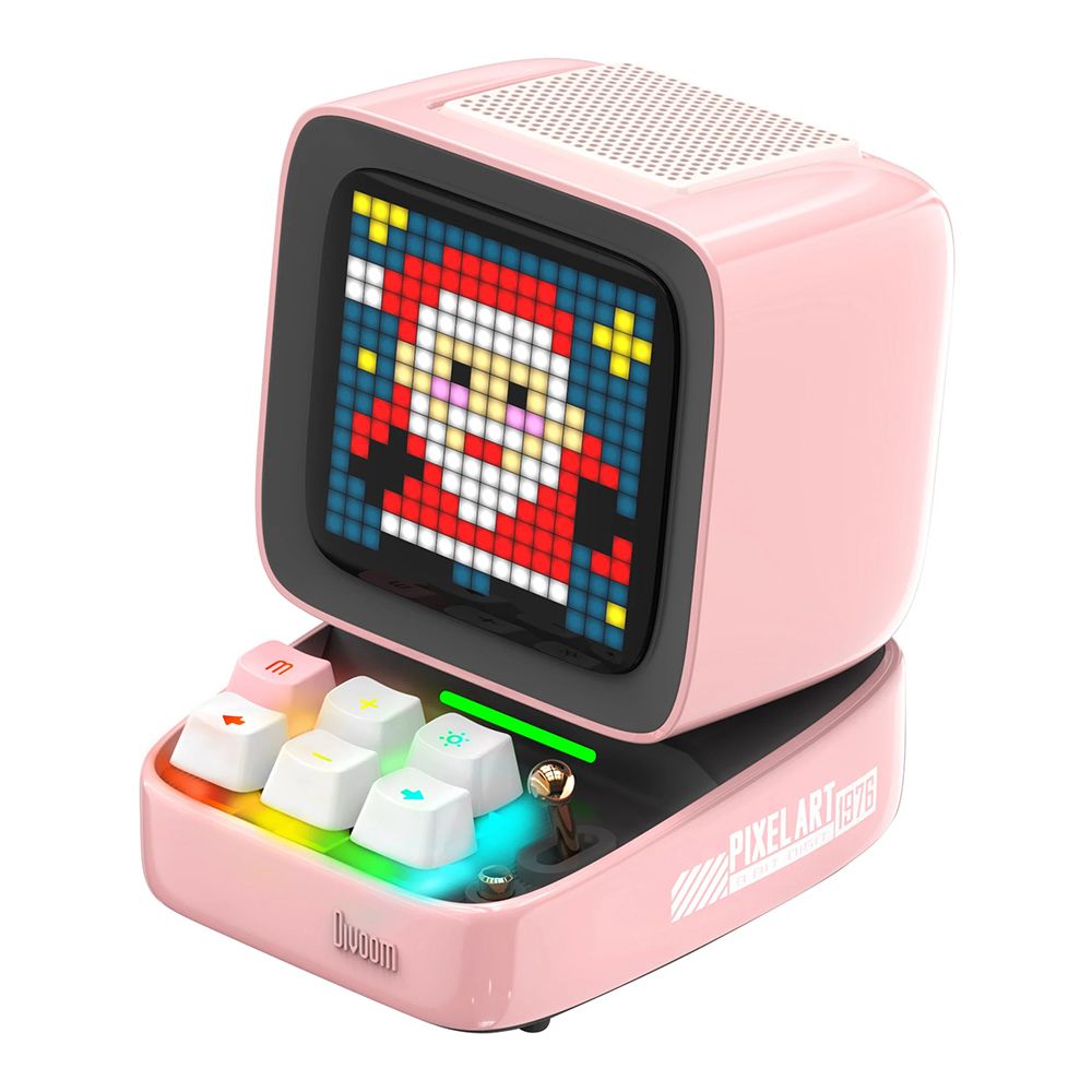 BLUETOOTH SPEAKER (ลำโพงบลูทูธ) DIVOOM DITOO PRO - PINK
