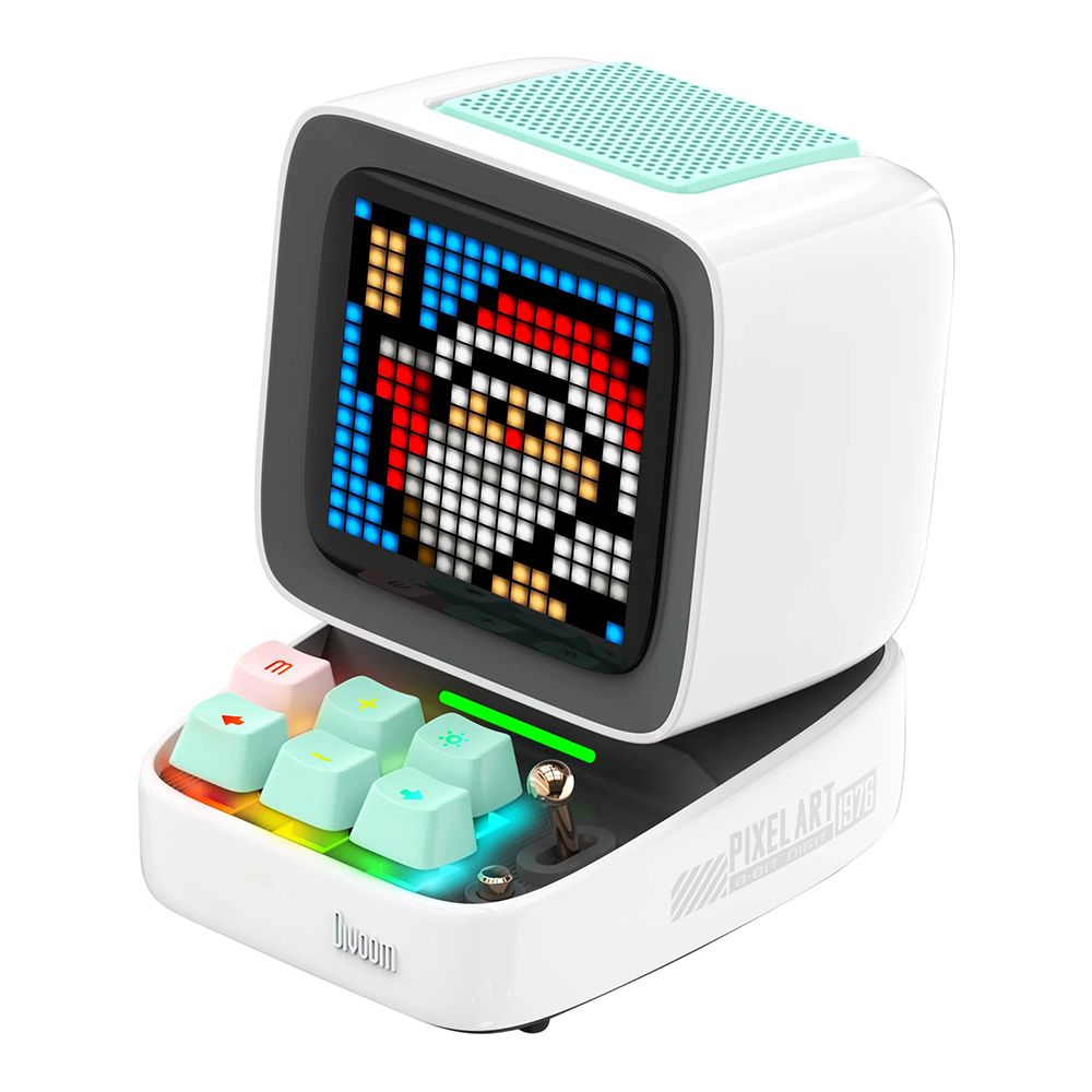 BLUETOOTH SPEAKER (ลำโพงบลูทูธ) DIVOOM DITOO PRO - WHITE