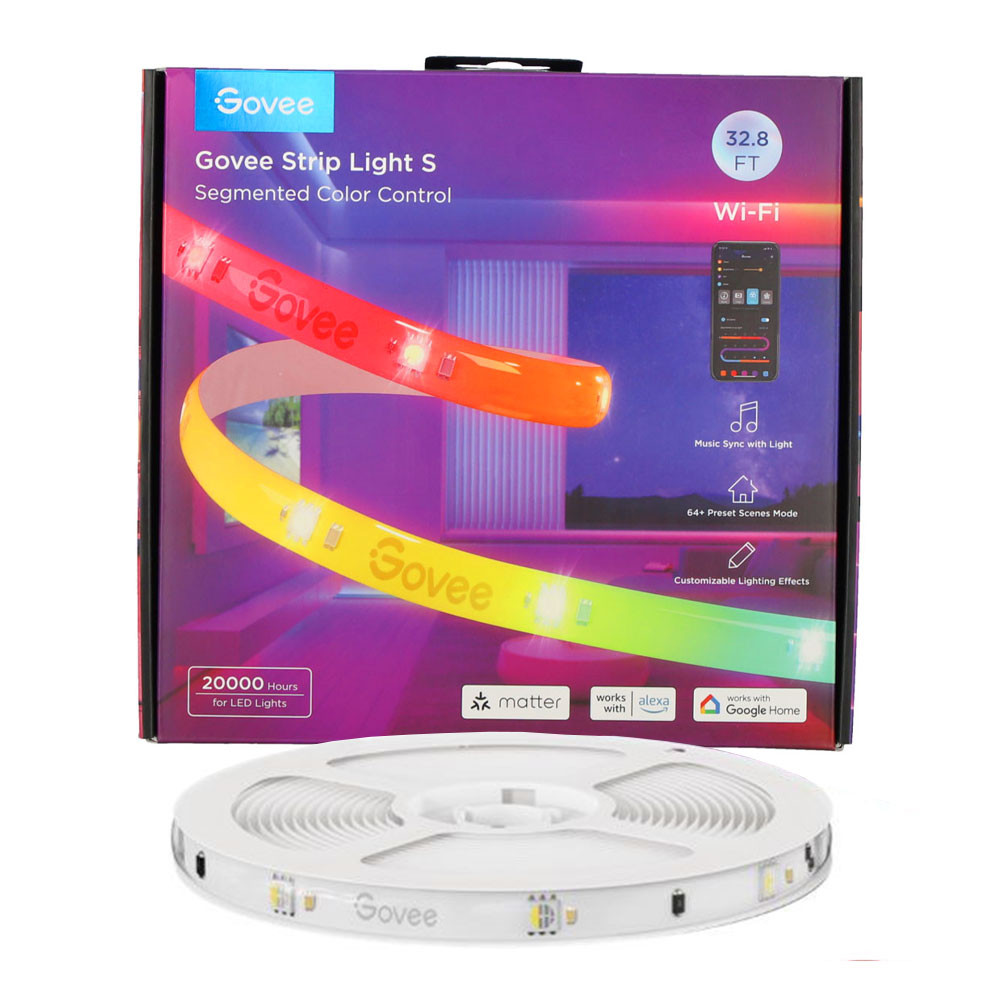 LIGHTING (ระบบแสงสว่าง) GOVEE H612C STRIP LIGHTS S - SEGMENTED COLOUR CONTROL 10M
