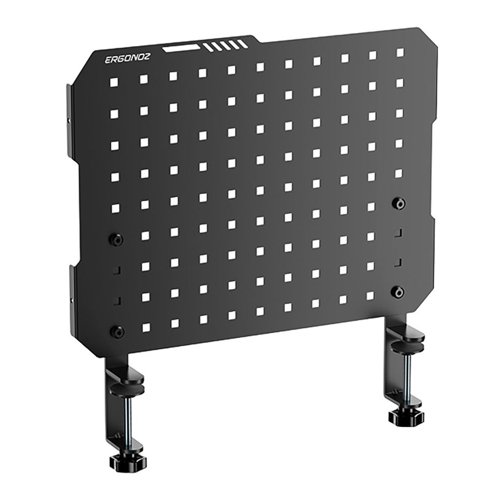 PEGBOARD (เพ็กบอร์ด) ERGONOZ CLAMP-ON DESK PEGBOARD EXPANSION BOARD - MATTE BLACK EGN-PANEL03-B-EX
