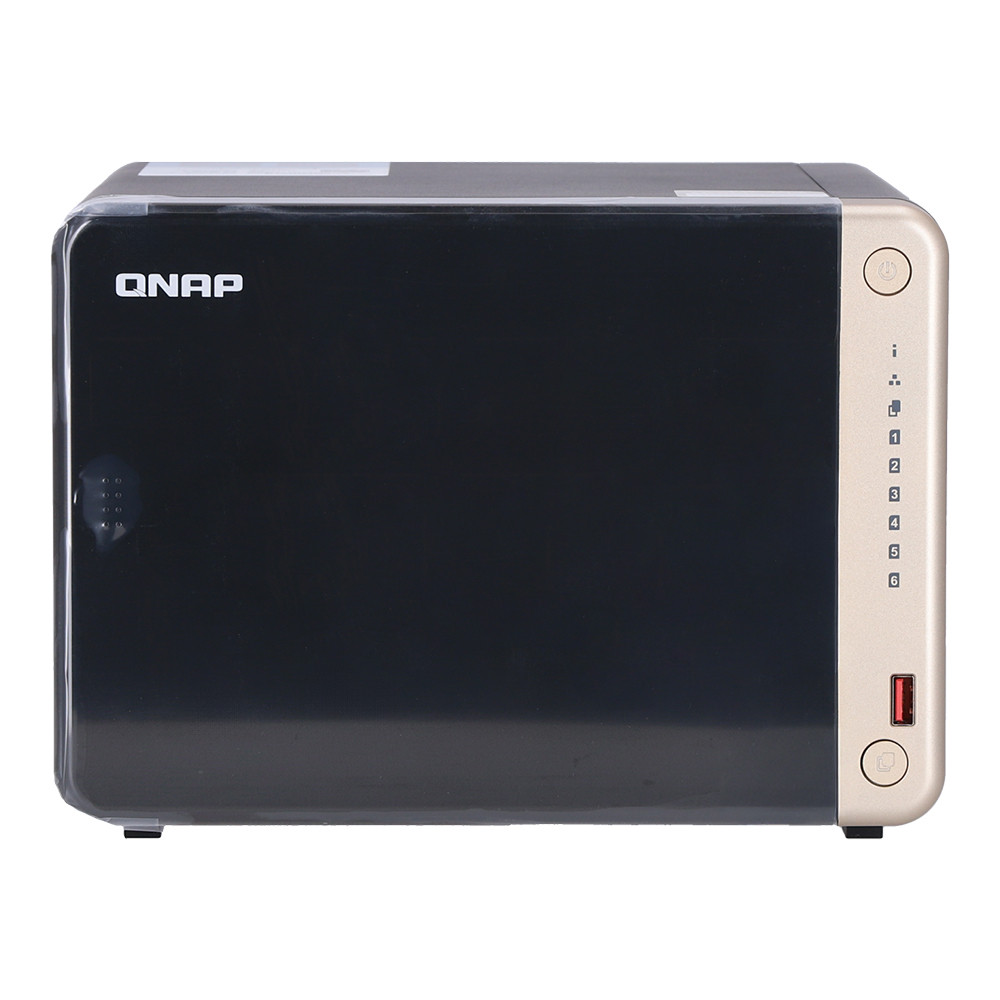 NAS (อุปกรณ์จัดเก็บข้อมูลบนเครือข่าย) QNAP TS-664-8G - 6 BAY INTEL CELERON N5095 4-CORE 4-THREAD UP TO 2.9 GHz 8 GB SODIMM DDR4 2.5GbE