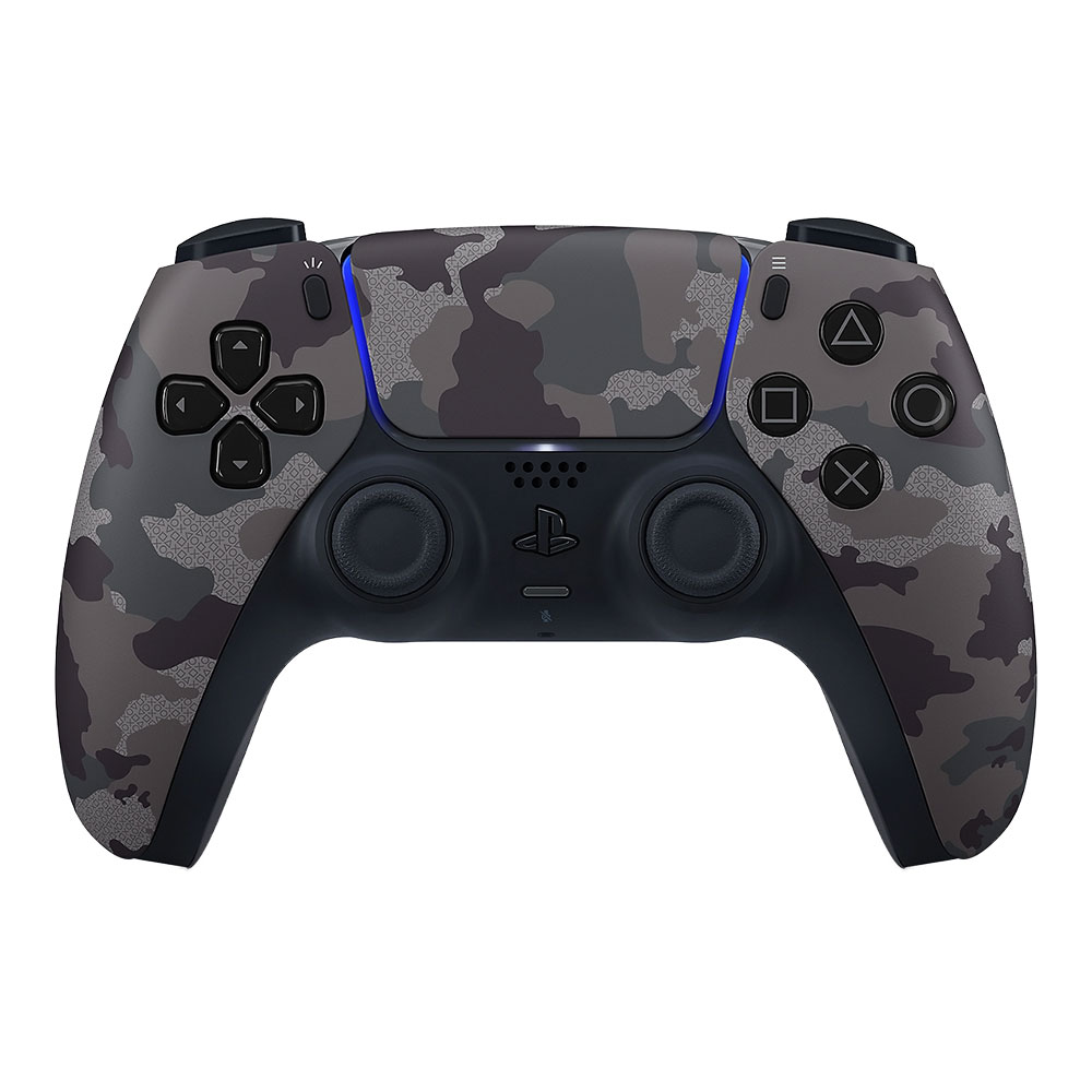 WIRELESS CONTROLLER (คอนโทรลเลอร์ไร้สาย) SONY DUALSENSE - GREY CAMOUFLAGE CFI-ZCT2G06