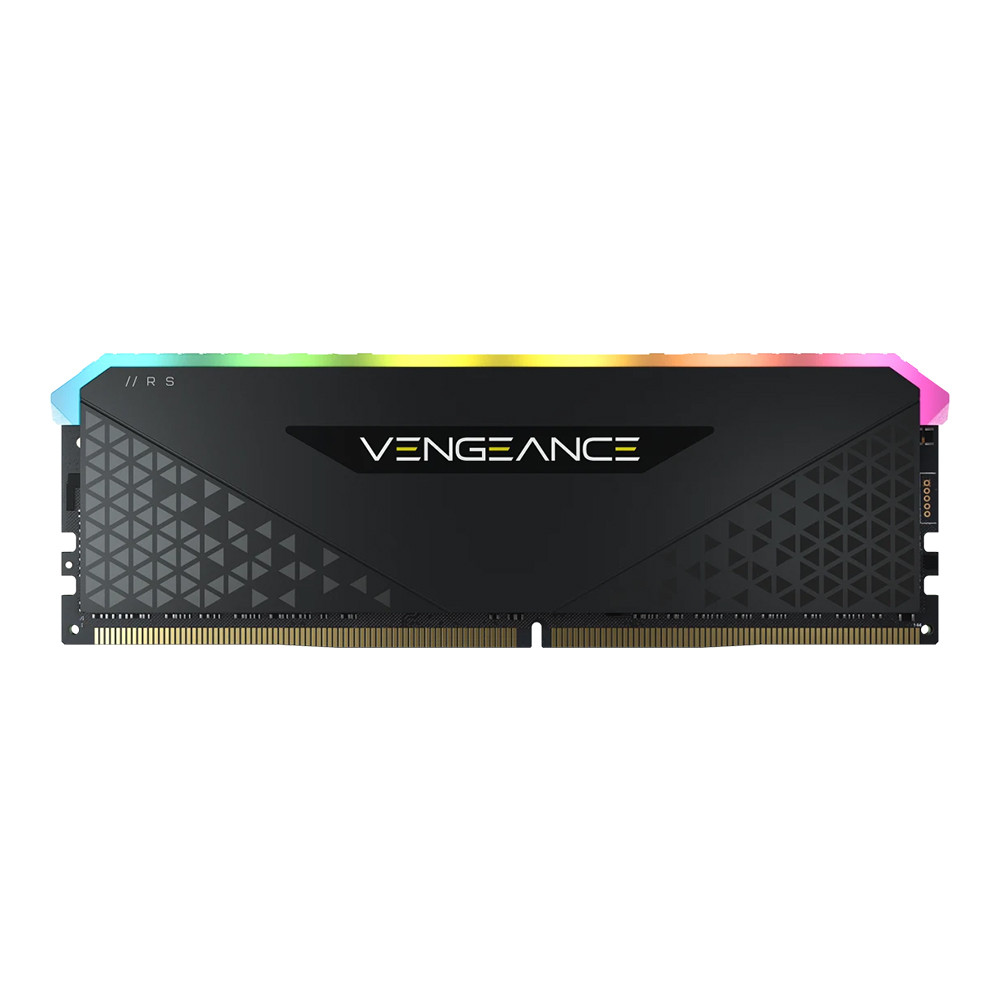 16GB (16GBx1) DDR4 3200MHz RAM (หน่วยความจำ) CORSAIR VENGEANCE RGB RS DDR4 - INTEL XMP CL16 BLACK CMG16GX4M1E3200C16