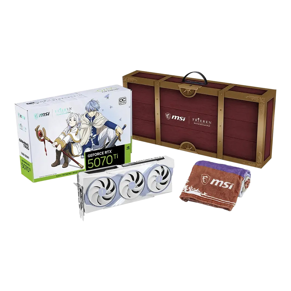VGA (การ์ดแสดงผล) MSI GEFORCE RTX 5070 TI 16G FRIEREN EDITION OC - 16GB GDDR7