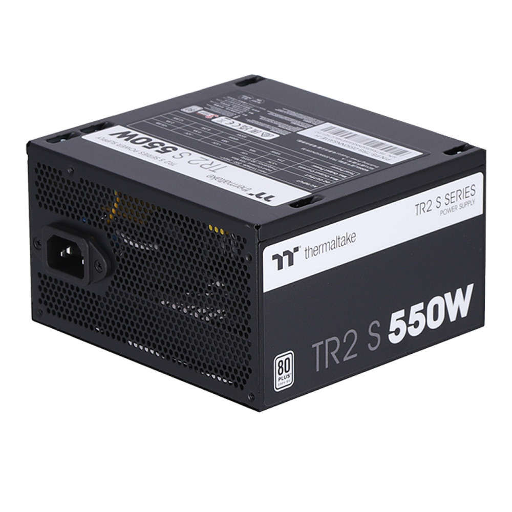 POWER SUPPLY (อุปกรณ์จ่ายไฟ) THERMALTAKE TR2 S 550W - 550W 80 PLUS ATX BLACK TRS-0550NNSAWE-H