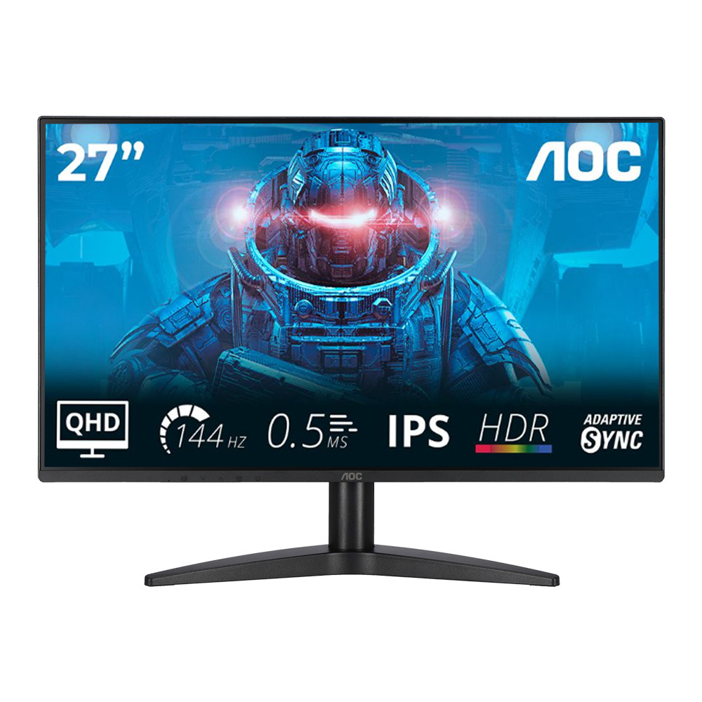 Monitor (จอมอนิเตอร์) AOC Q27B36X/67 - 27 Inch IPS 2K 144Hz Adaptive Sync