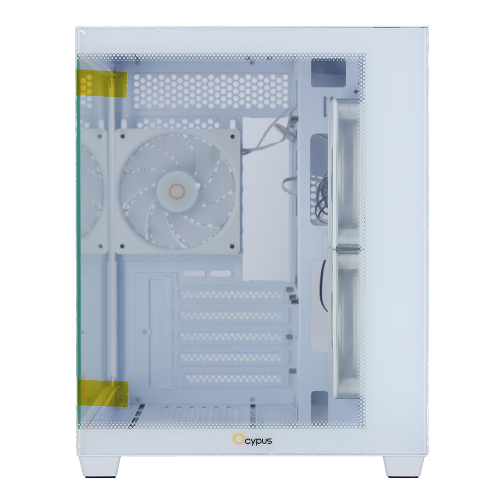 CASE (เคส) OCYPUS GAMMA C54 ARGB - MICRO-ATX WHITE