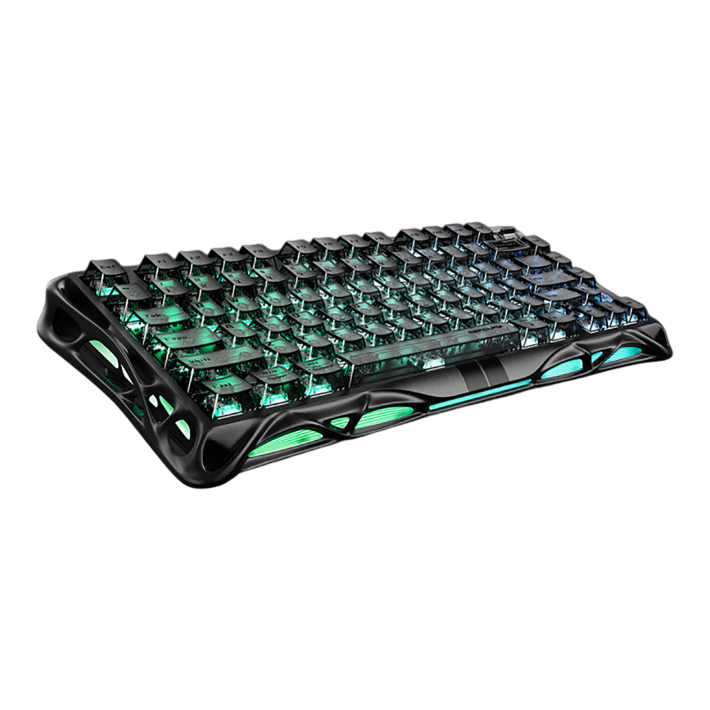 KEYBOARD (คีย์บอร์ด) GRAVASTAR MERCURY V75-HE - GRAVASTAR CUSTOMIZED HE SWITCH RGB EN STEALTH BLACK
