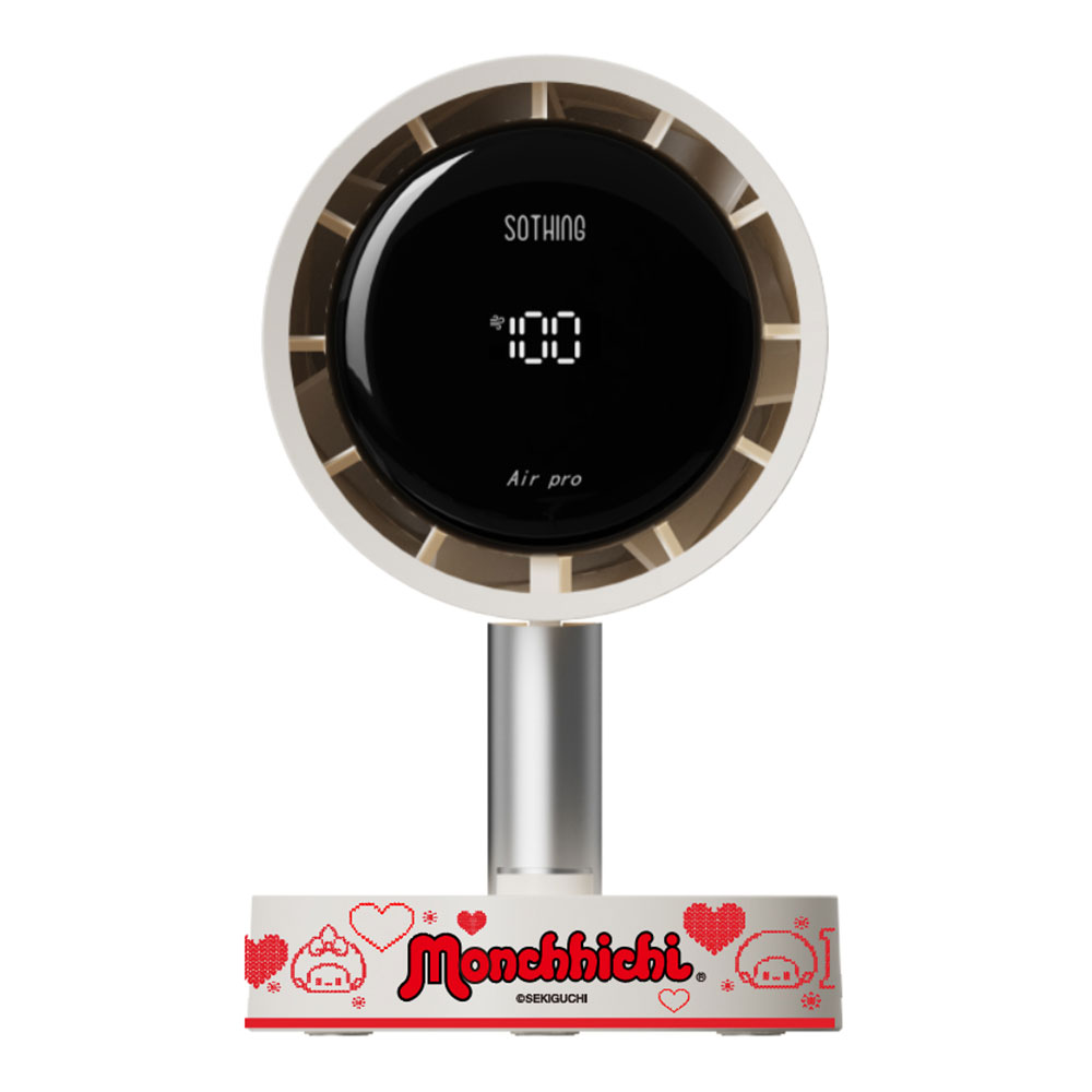 DESK FAN (พัดลมตั้งโต๊ะ) SOTHING TABLE FAN AIR PRO - 2,000 mAh MONCHHICHI STG-6933172107311