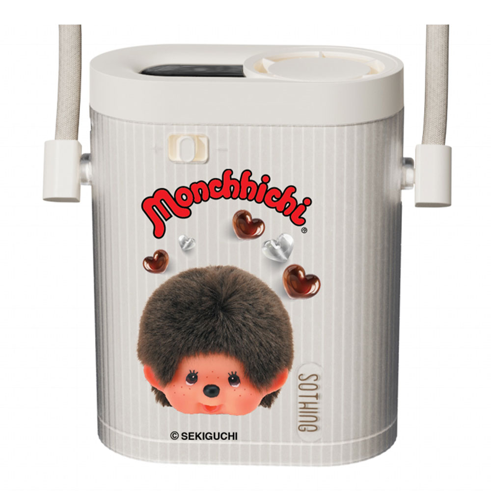 HANDHELD MINI FAN (พัดลมพกพาขนาดเล็ก) SOTHING ICE CUBE - WHITE MONCHHICHI STG-6933172107304