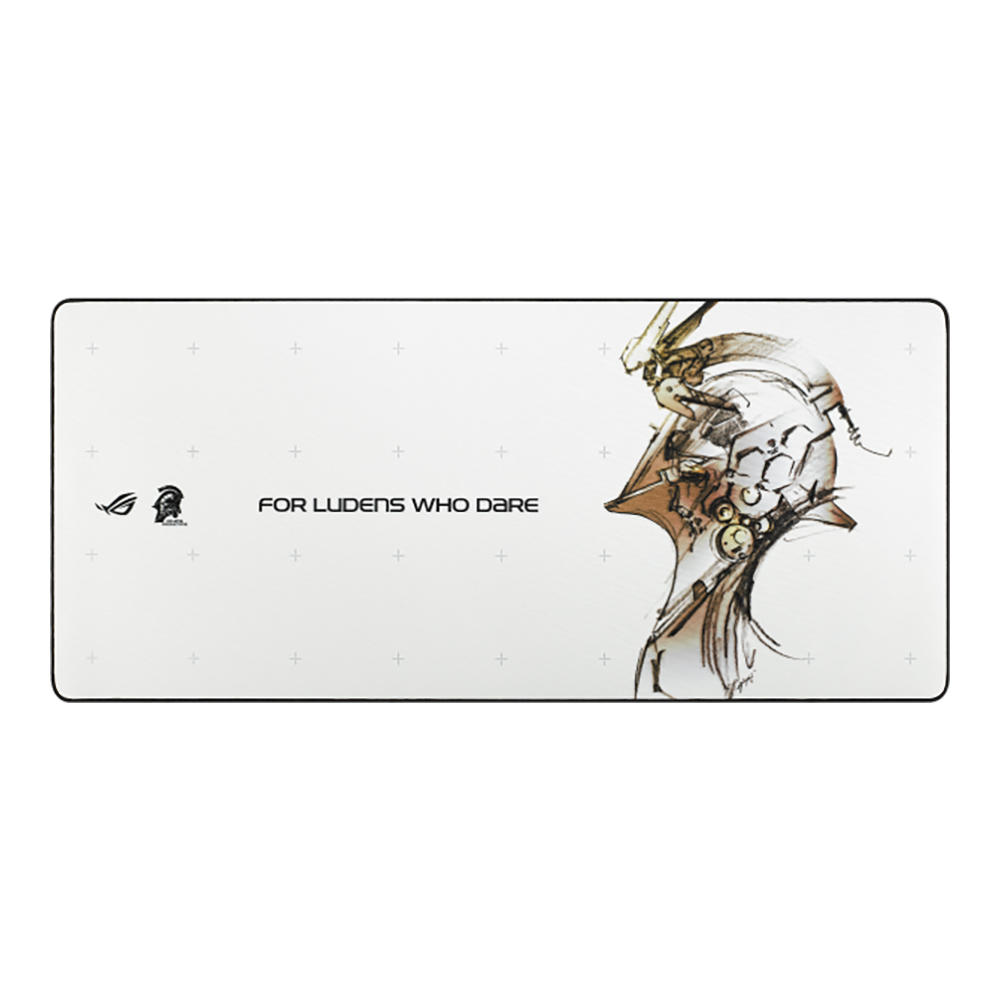 MOUSE PAD (เมาส์แพด) ASUS ROG SCABBARD II XXL-KJP - 900 x 400 x 3 MM WHITE