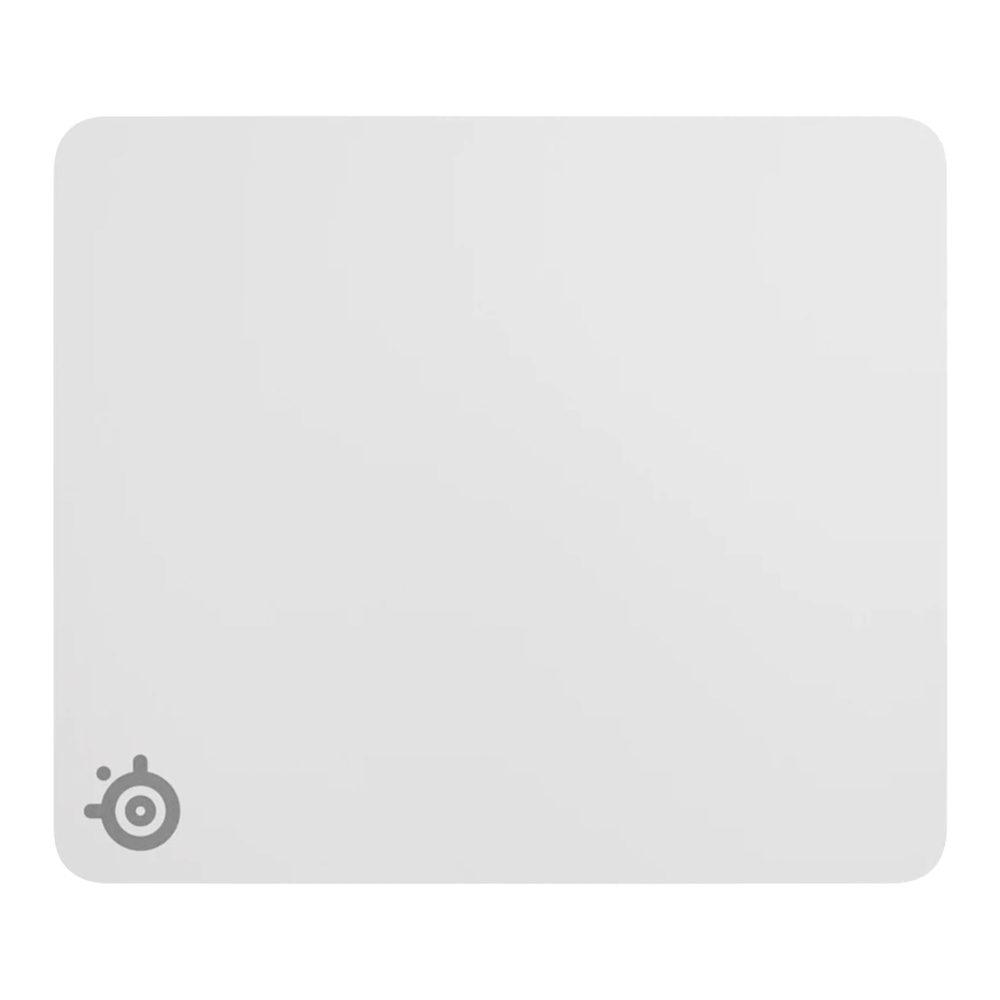 MOUSE PAD (เมาส์แพด) STEELSERIES QCK HEAVY - SIZE L 450 x 400 x 6 MM WHITE