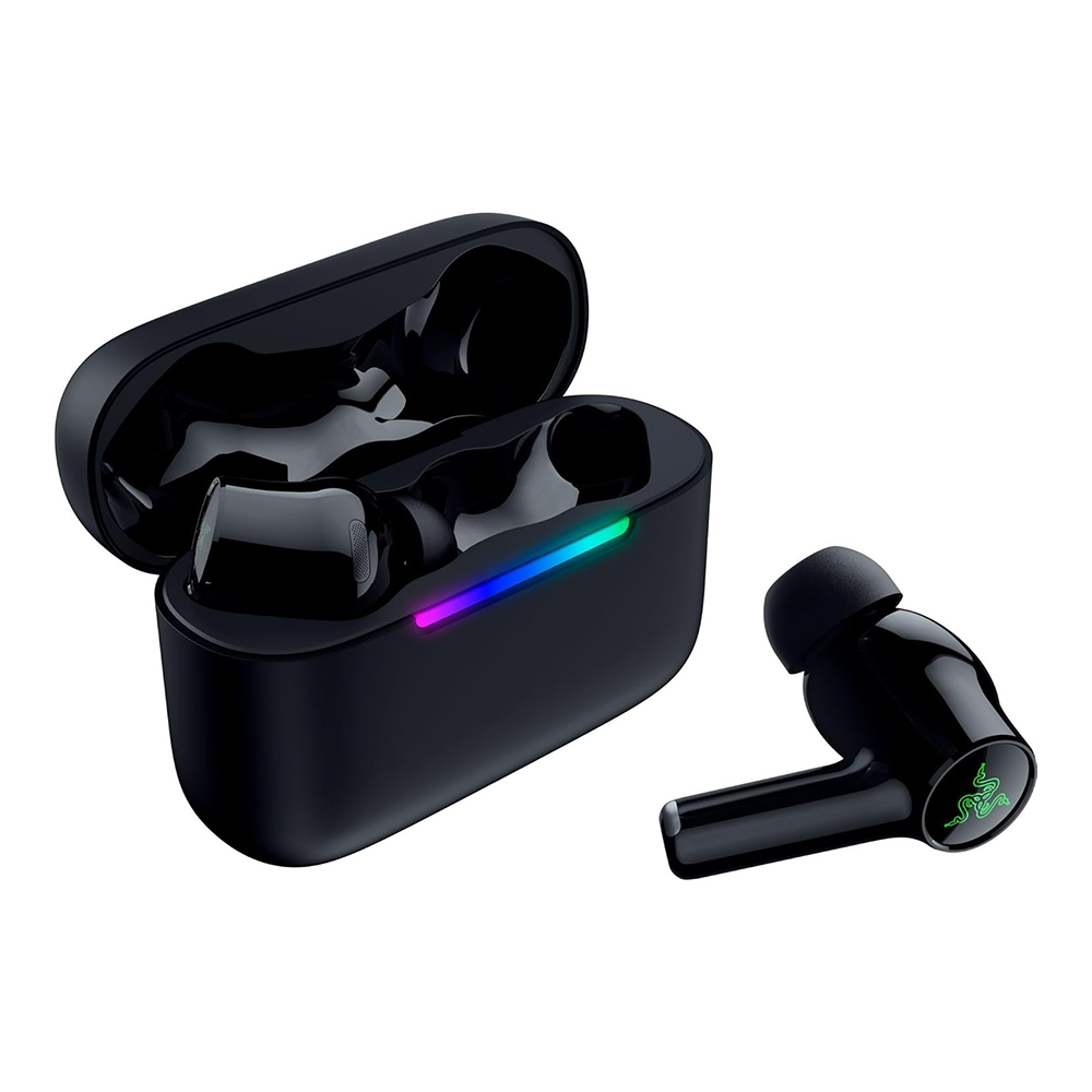 TRUE WIRELESS HEADPHONE (หูฟังทรูไวร์เลส) RAZER HAMMERHEAD V3 X HYPERSPEED - BLACK