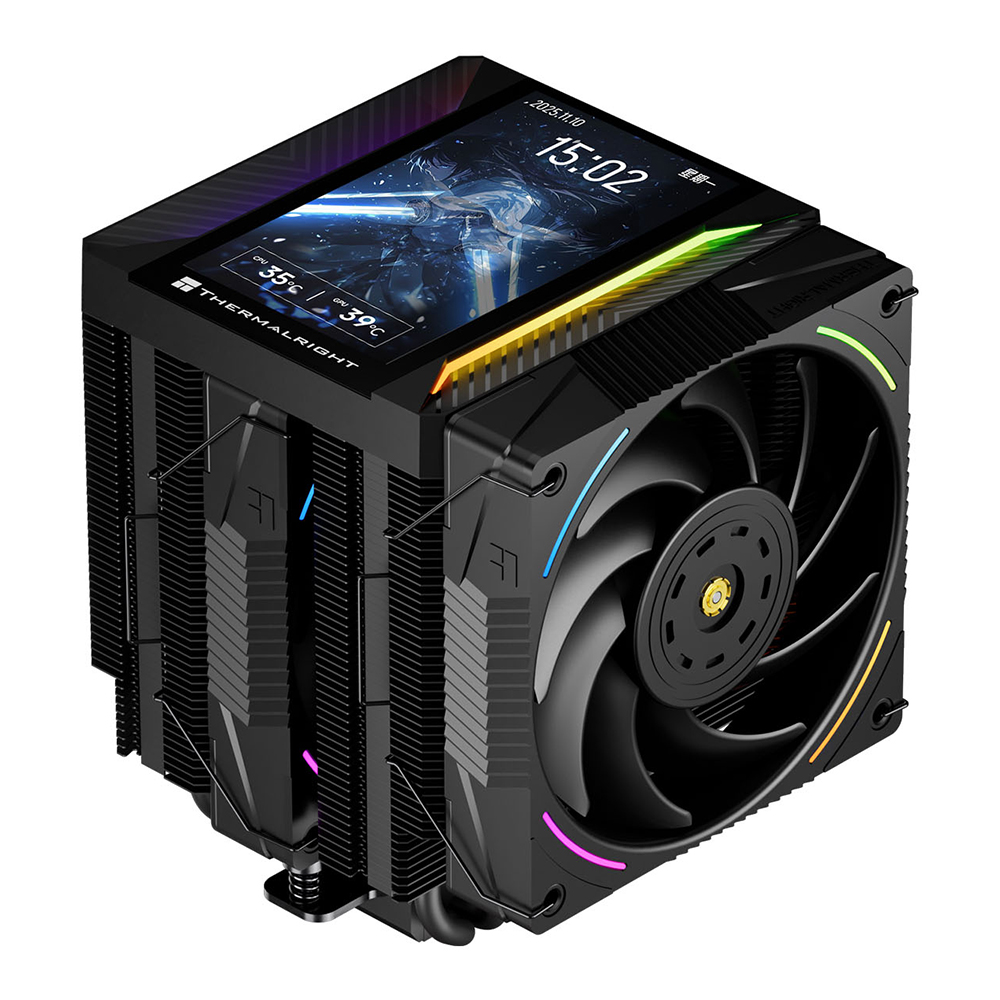 CPU AIR COOLER (พัดลมซีพียู) THERMALRIGHT PEERLESS ASSASSIN 120 VISION MAX ARGB - BLACK