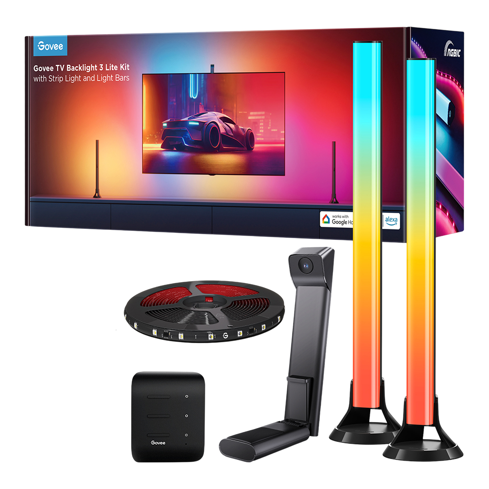LIGHTING (ระบบแสงสว่าง) GOVEE H605A TV BACKLIGHT 3 LITE KIT - WITH STRIP LIGHT AND LIGHT BARS