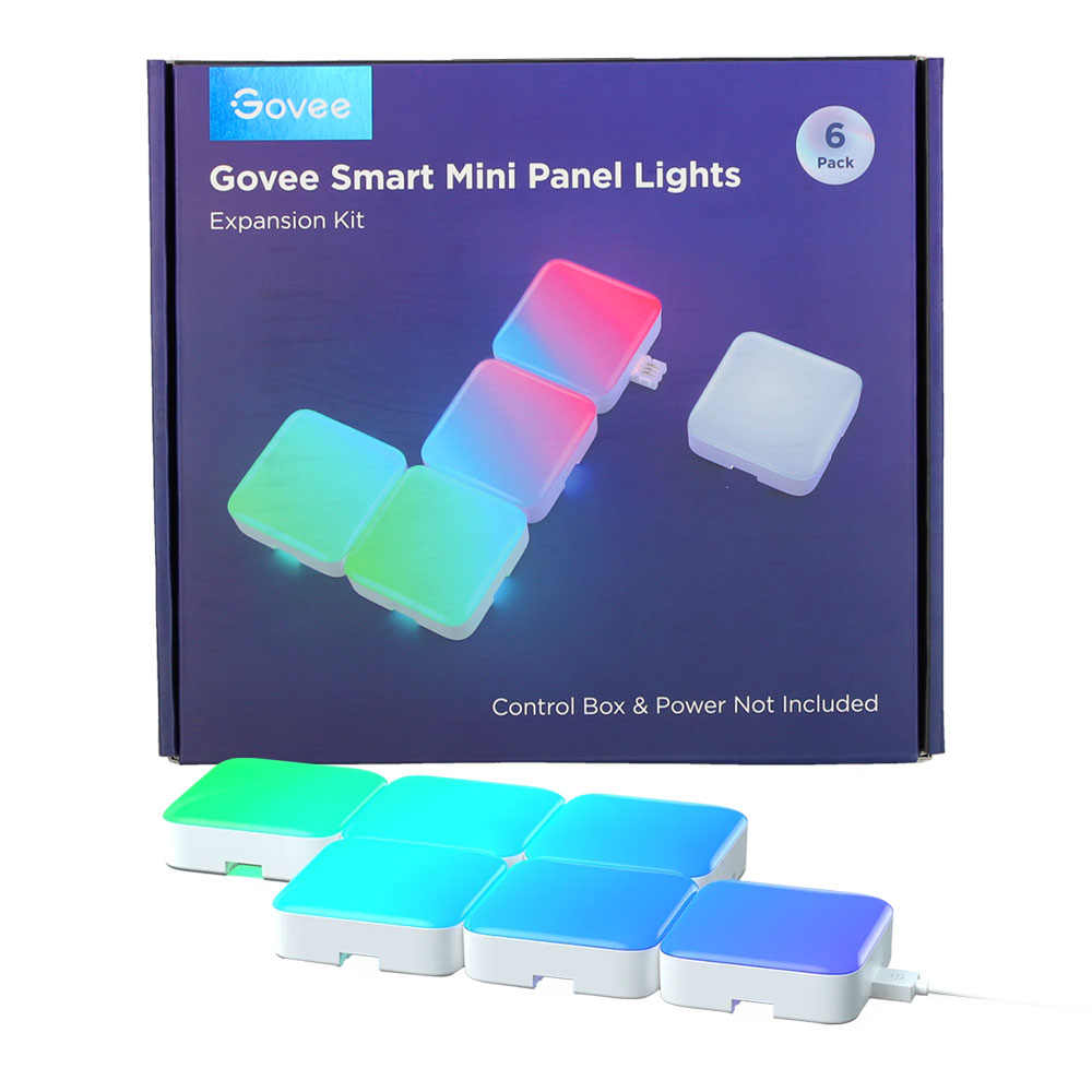 LIGHTING (ระบบแสงสว่าง) GOVEE H1069D SMART MINI PANEL LIGHTS - EXTENSION 6PCS