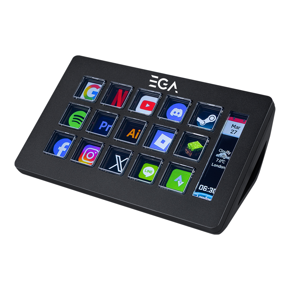 MACROPAD (มาโครแพด) EGA DK1 PRO - BLACK